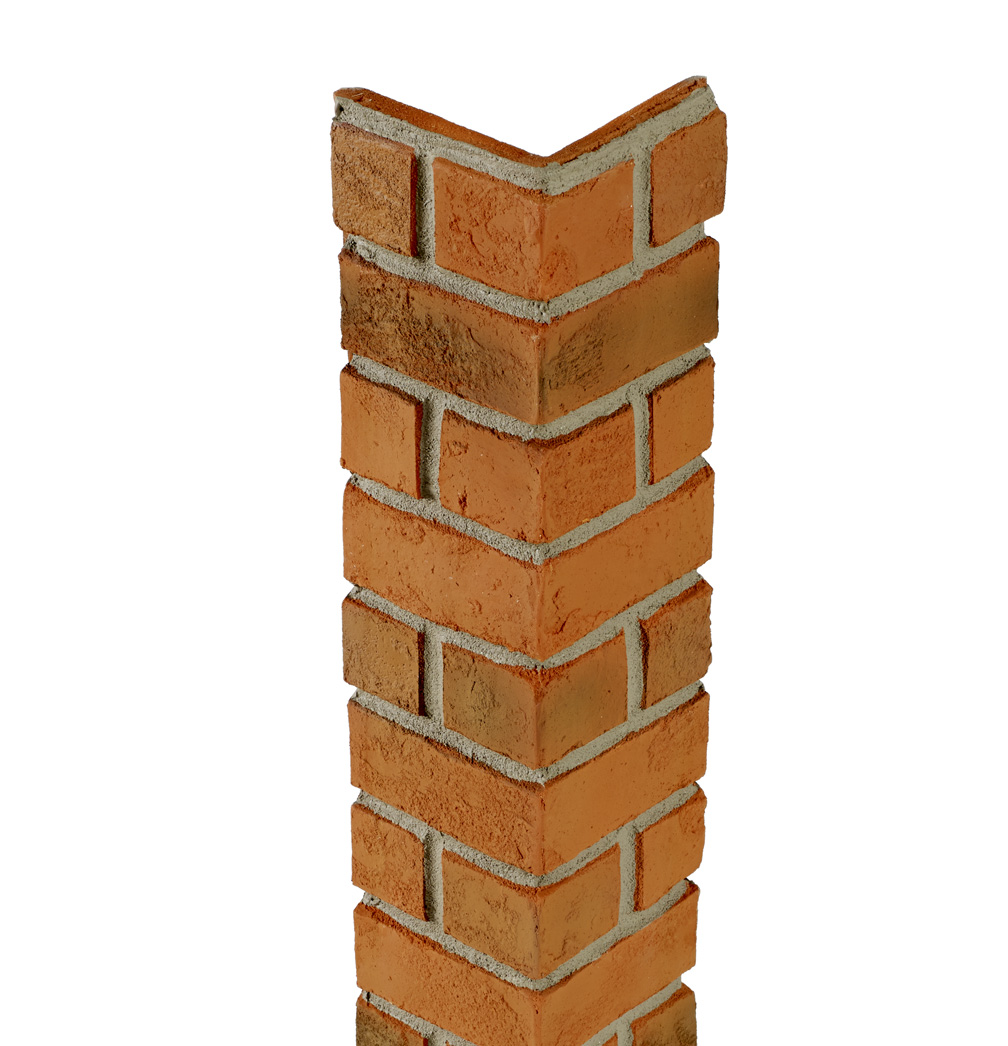 Brick Rustic Corner - Burnt Orange